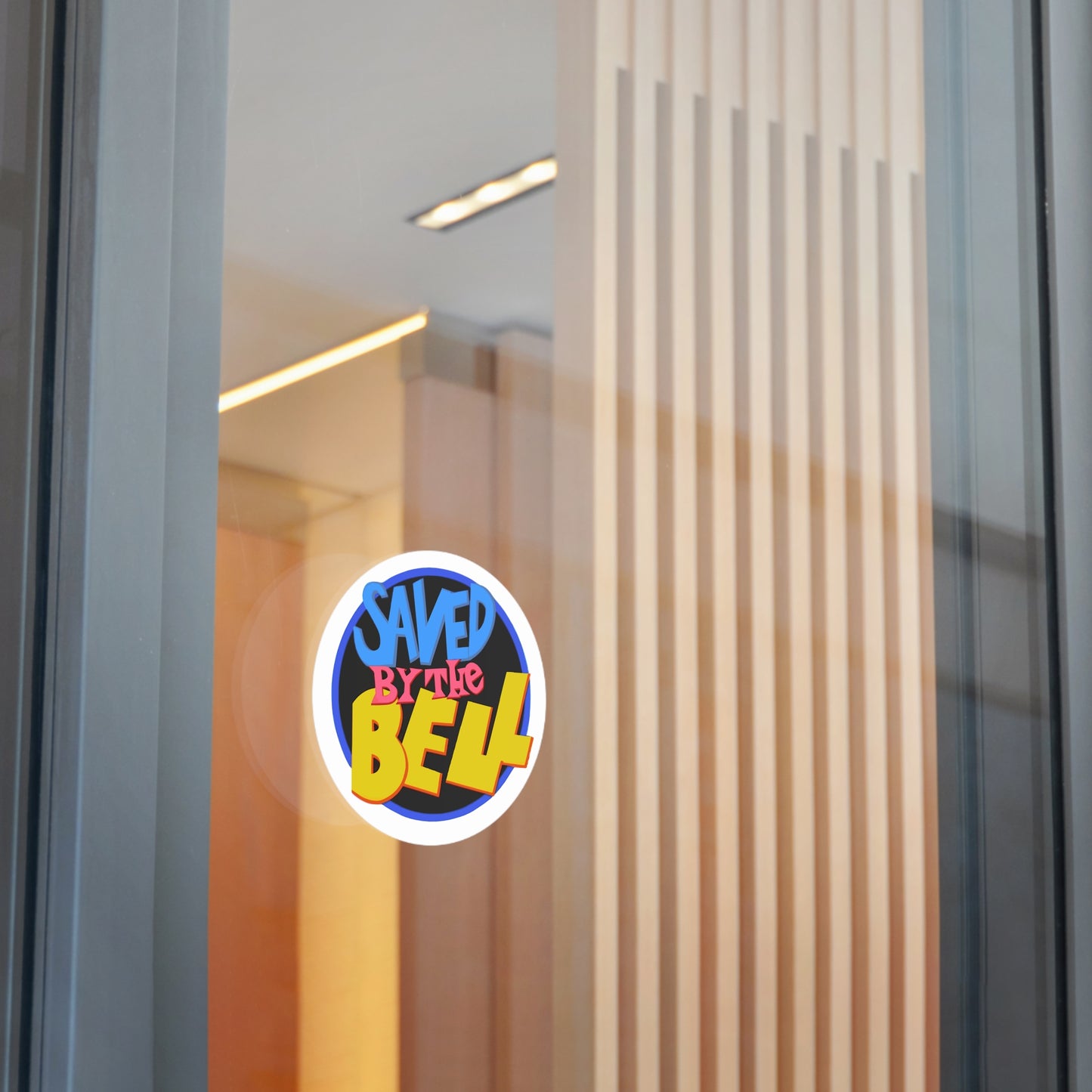 Saved By the Bell Round Vinyl Sticker