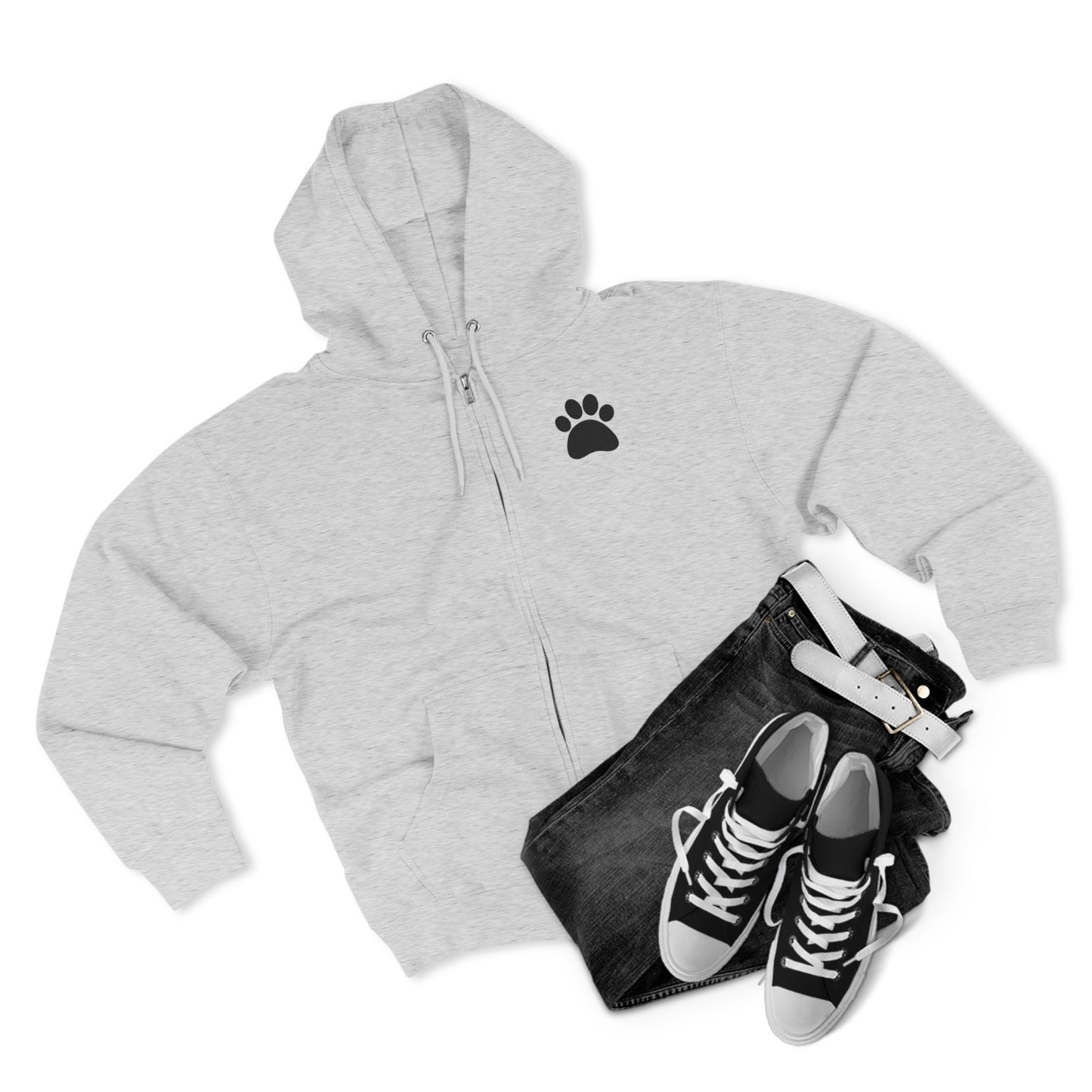 Happiness Is… A Fur-Ever Family Unisex Zip Hoodie