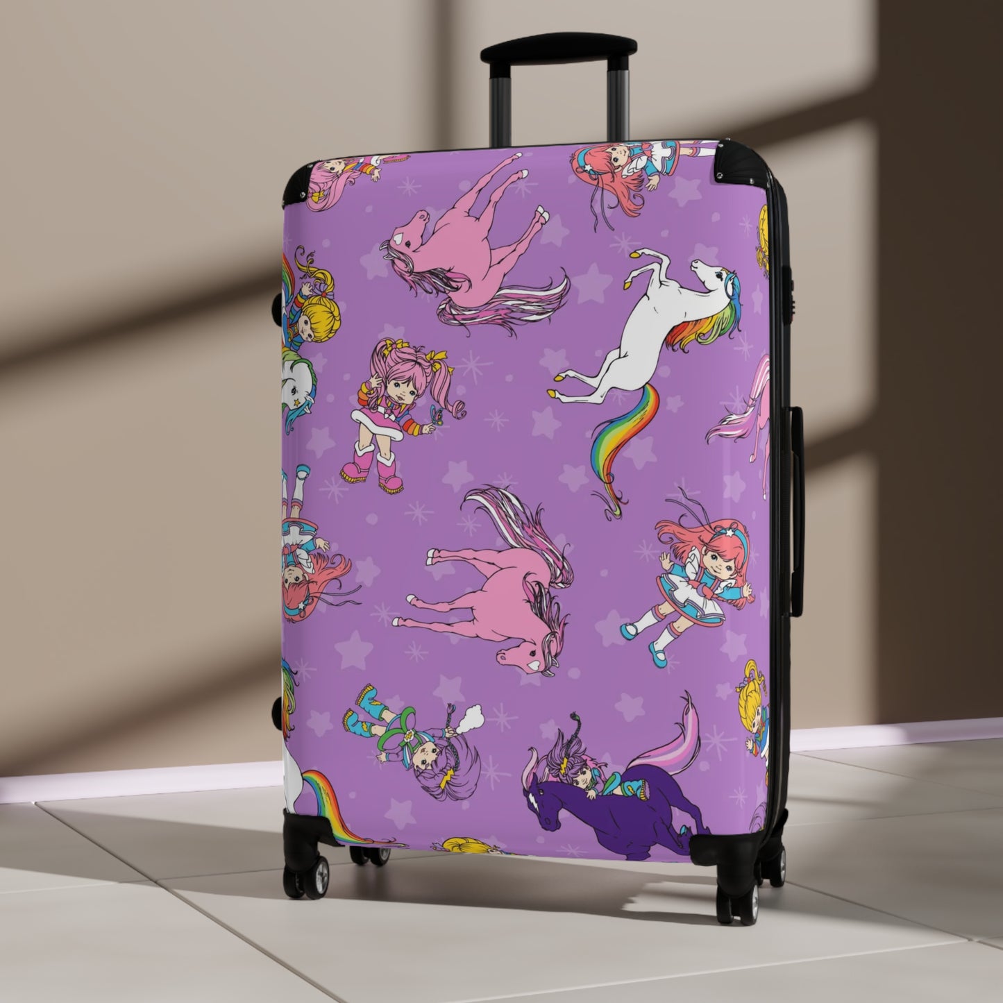 Stormy, Moonglow, Tickled Pink Rolling Luggage