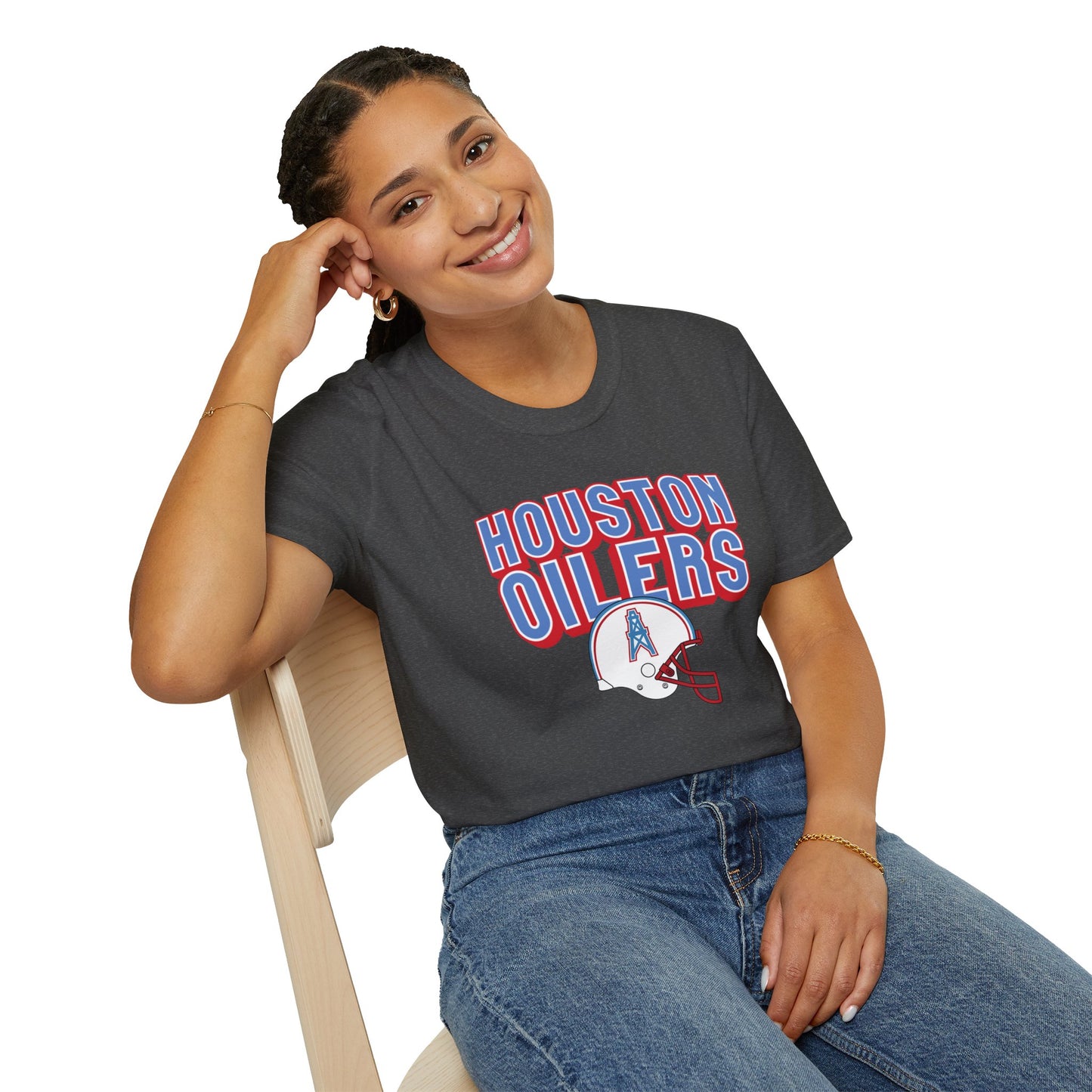 Houston Oilers Retro Helmet Unisex T-Shirt | up to 5X