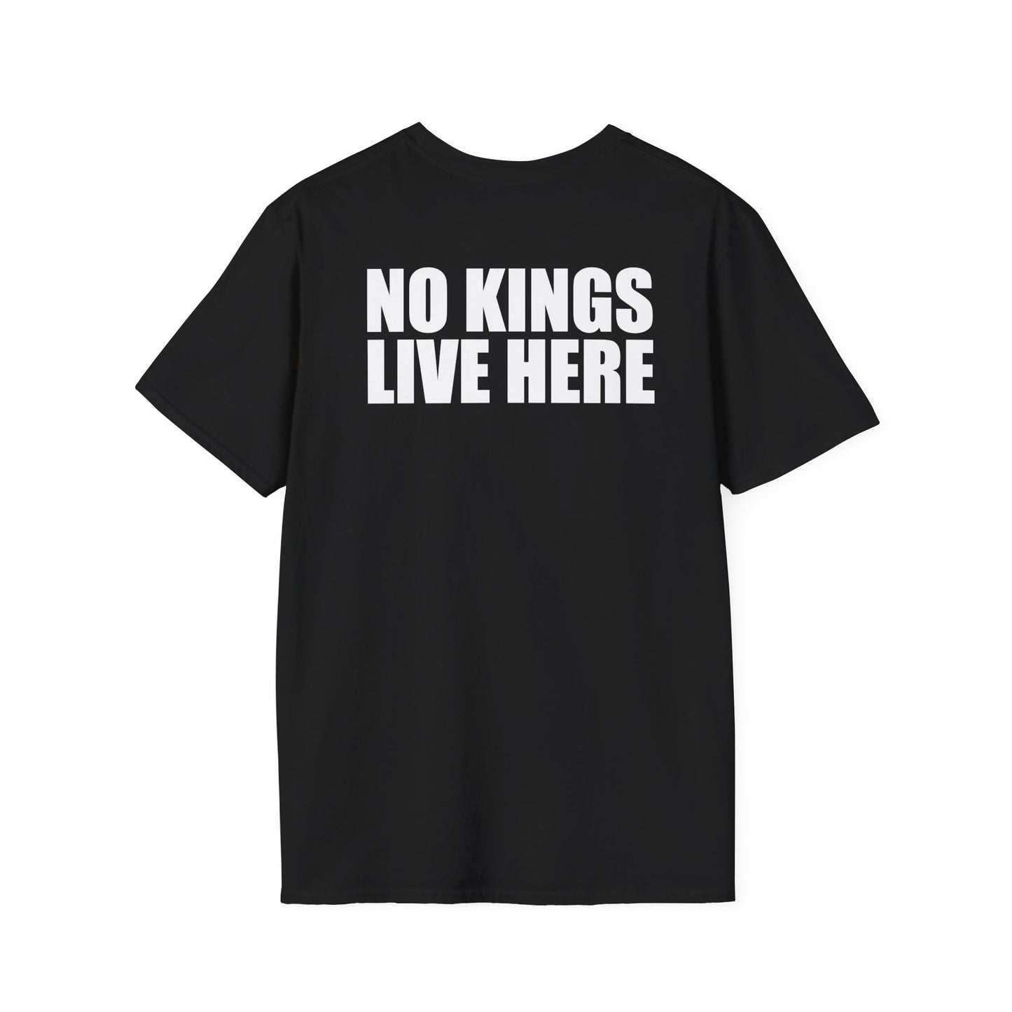 RESIST & NO KINGS LIVE HERE Unisex Statement Tee