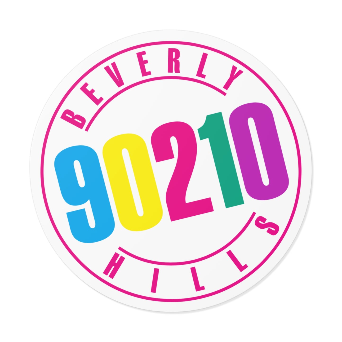 Beverly Hills 90210 Vinyl Stickers