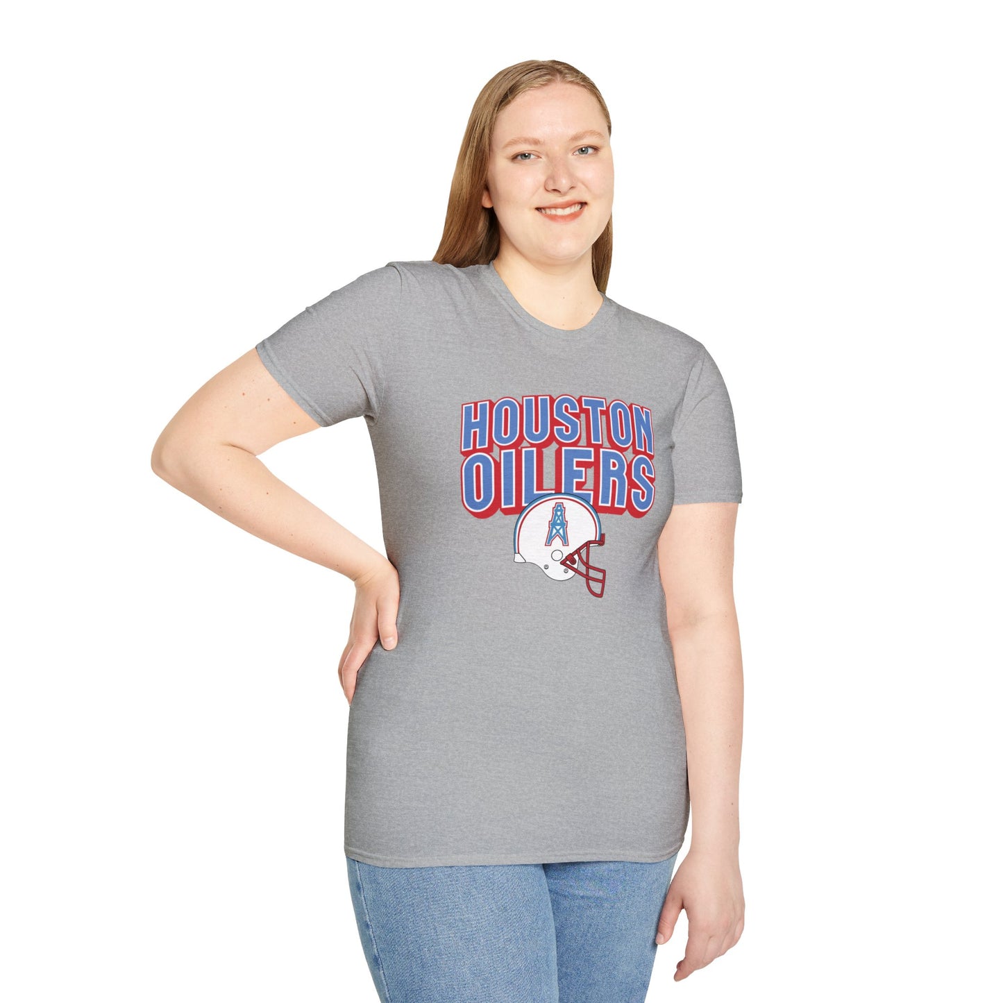 Houston Oilers Retro Helmet Unisex T-Shirt | up to 5X