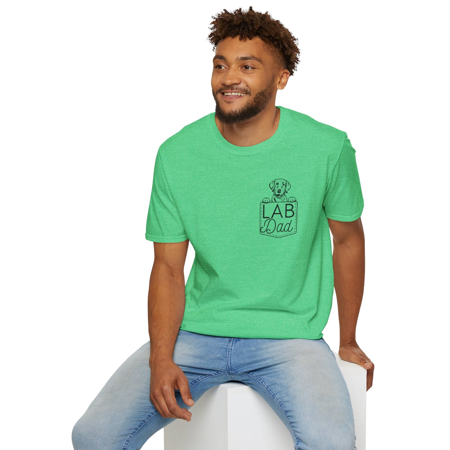 Lab Dad Faux Pocket T-Shirt
