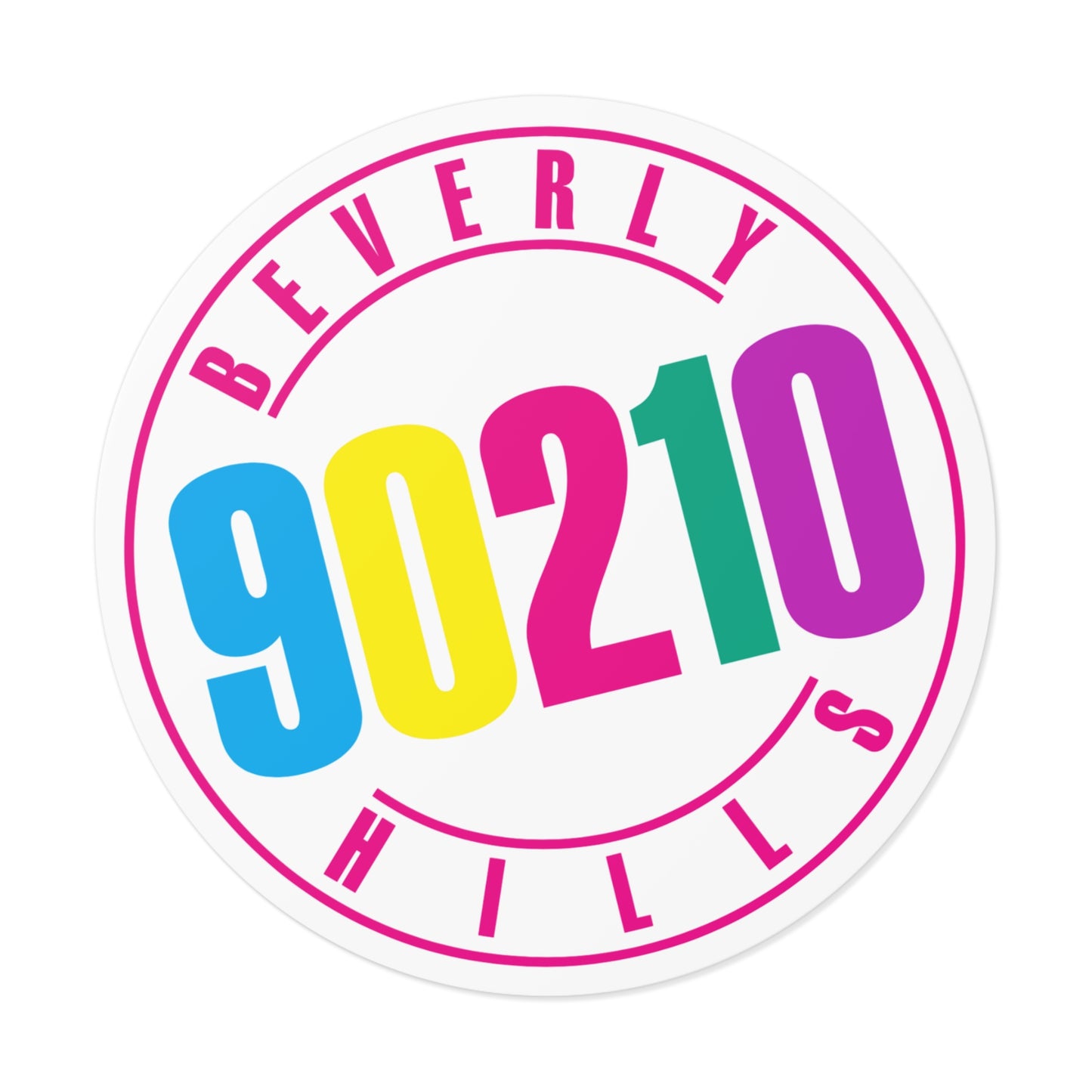 Beverly Hills 90210 Vinyl Stickers