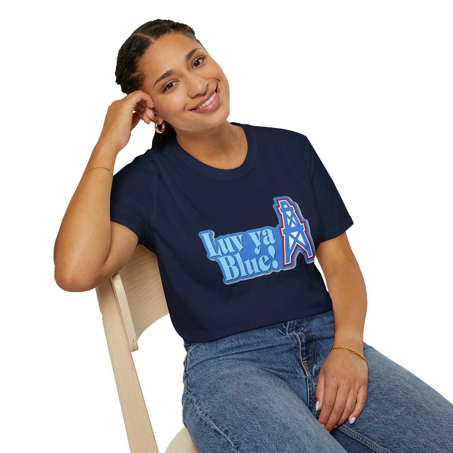 Houston Oilers “Luv Ya Blue” Unisex T-Shirt | Up to 5X