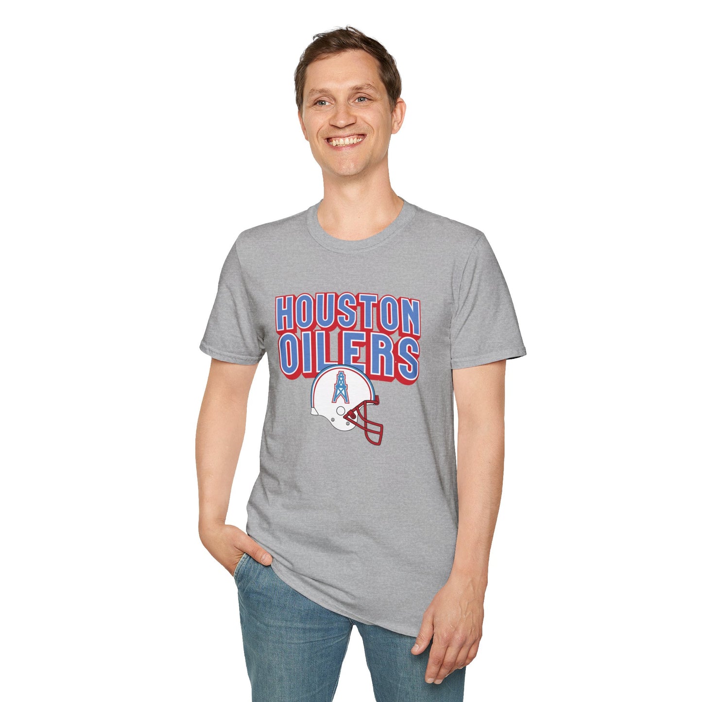 Houston Oilers Retro Helmet Unisex T-Shirt | up to 5X