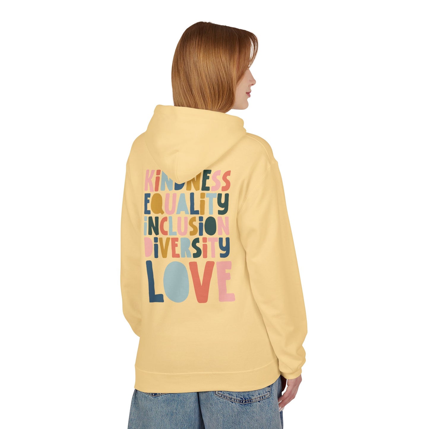 Love & Kindness Unisex Fleece Hoodie