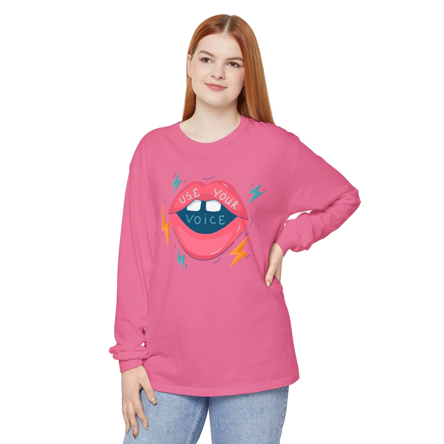 Unisex Long Sleeve Tee - “Use Your Voice…”