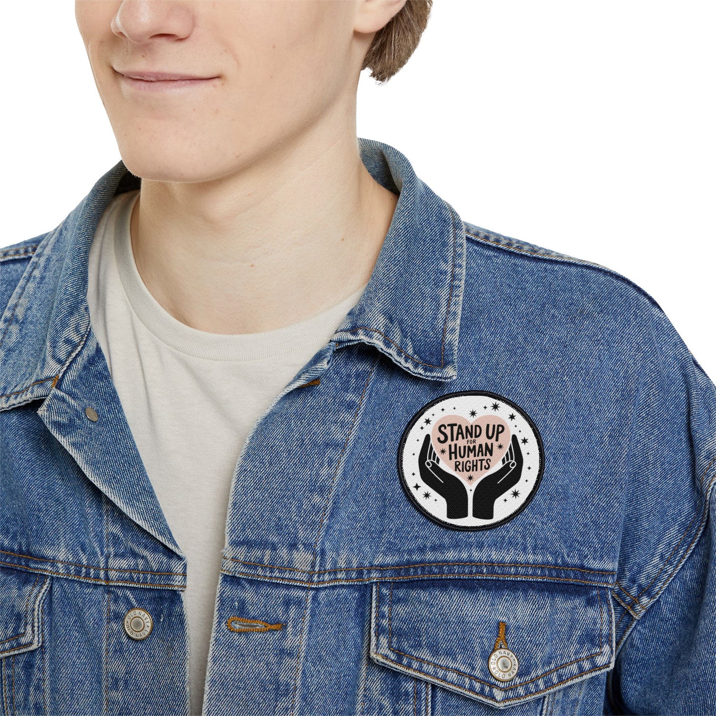 Human Rights Iron-On Patch