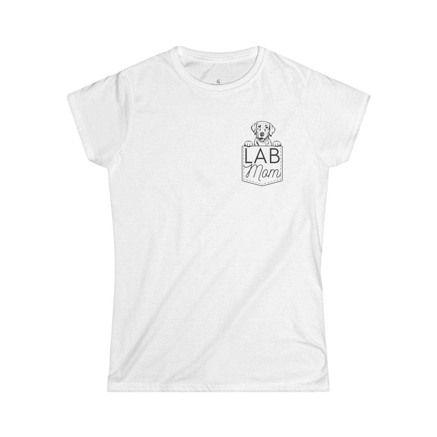 Lab Mom Faux Pocket Tee