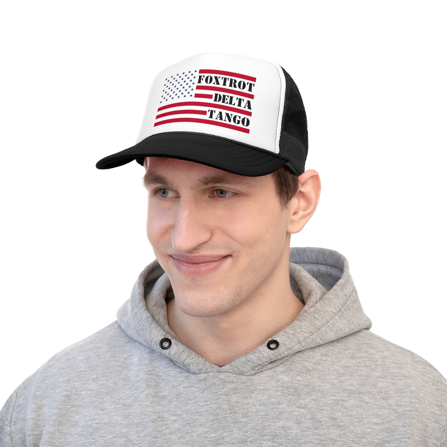 “FOXTROT DELTA TANGO” Anti-Trump Snap-Back Trucker Cap