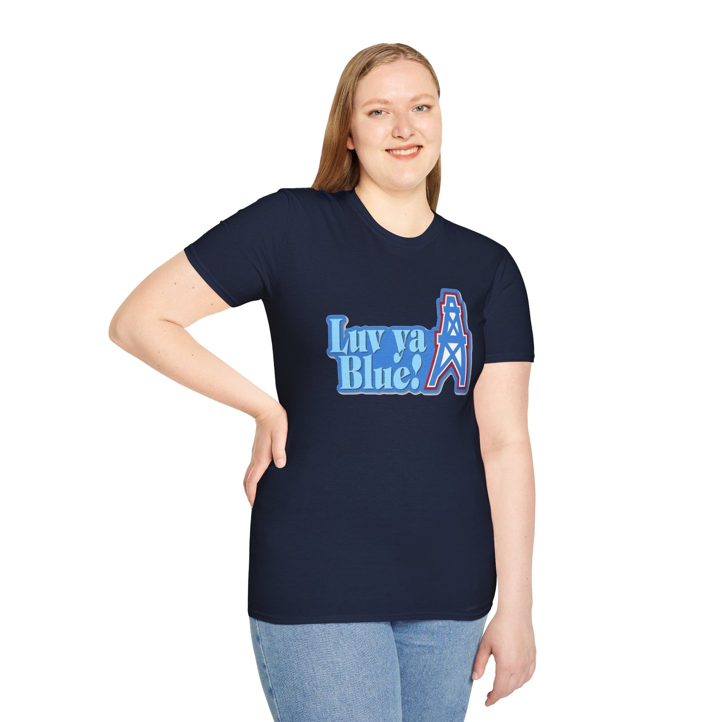 Houston Oilers “Luv Ya Blue” Unisex T-Shirt | Up to 5X