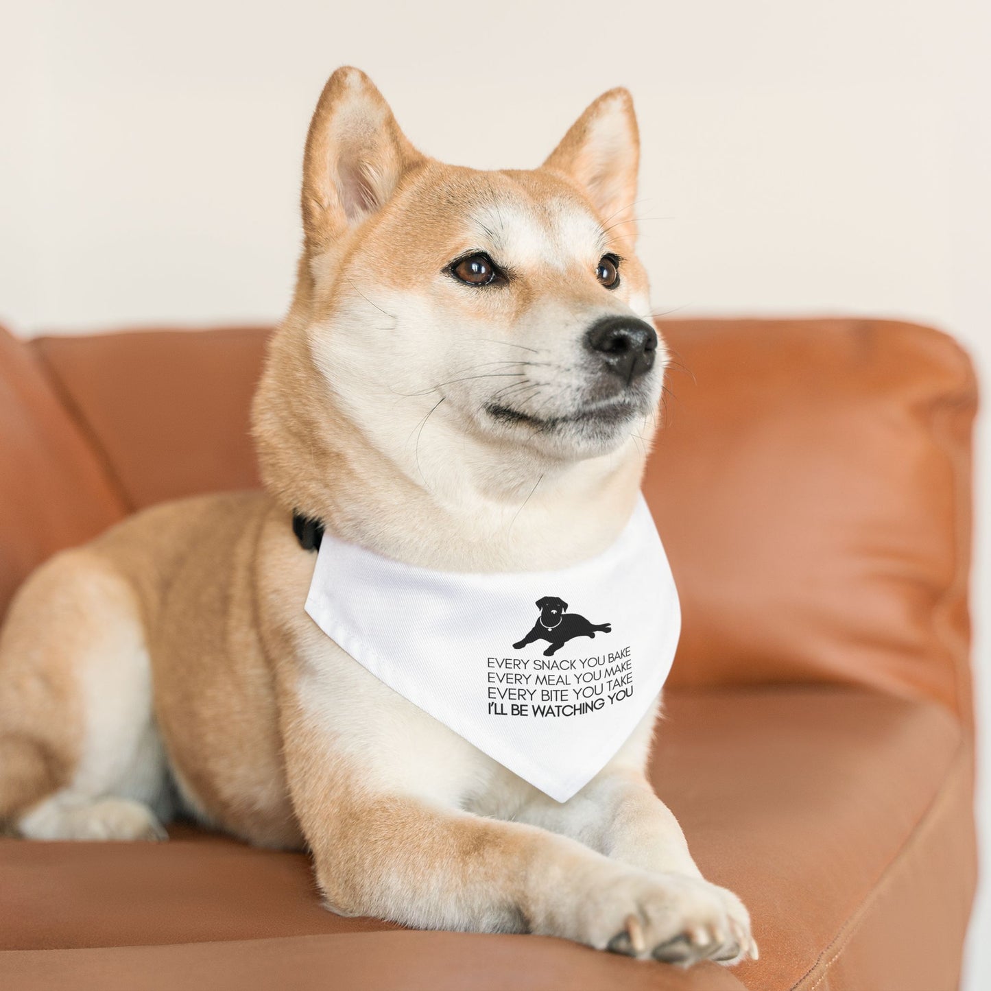 “I’ll Be Watching You” Pet Bandana Collar
