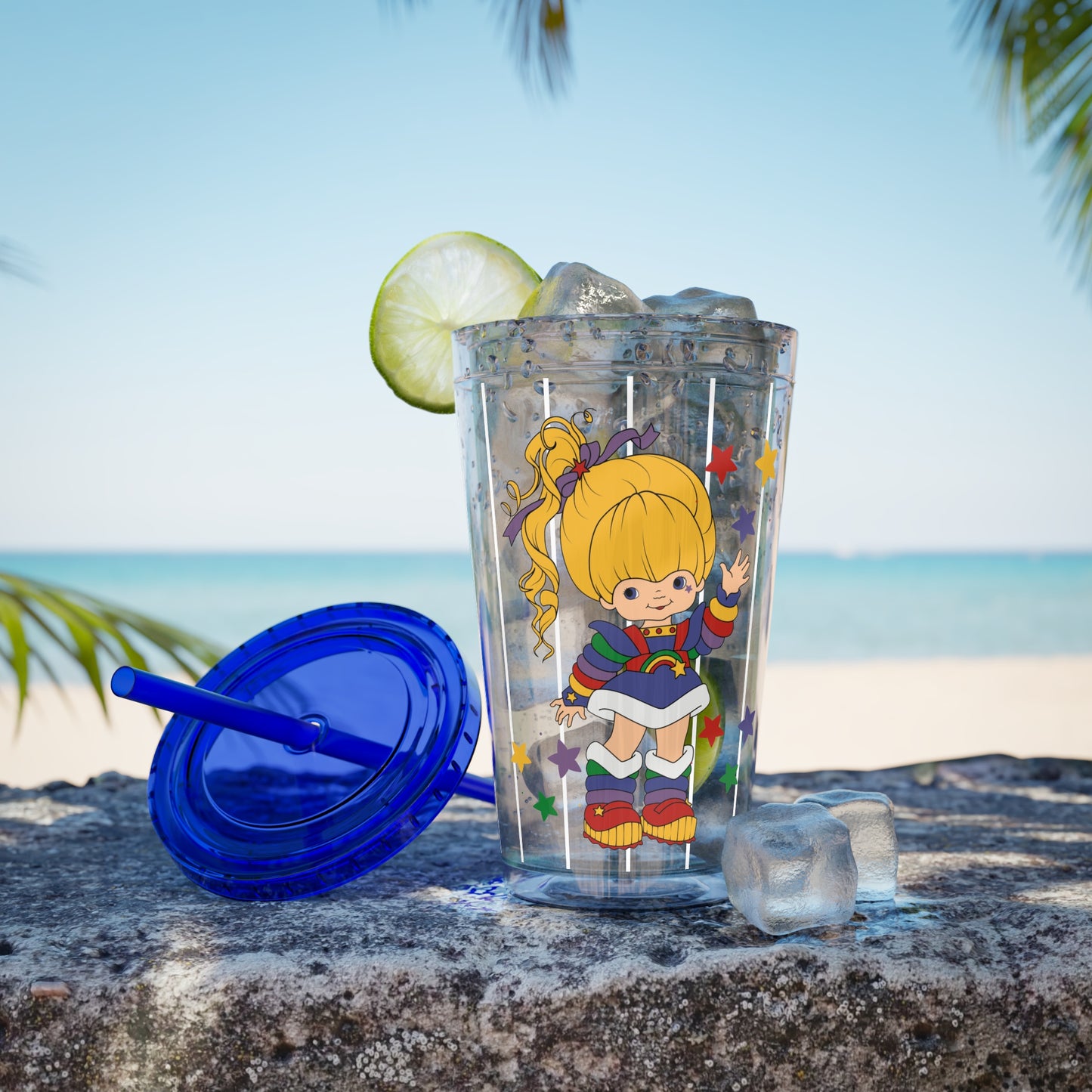 Rainbow Brite 16oz Acrylic Tumbler