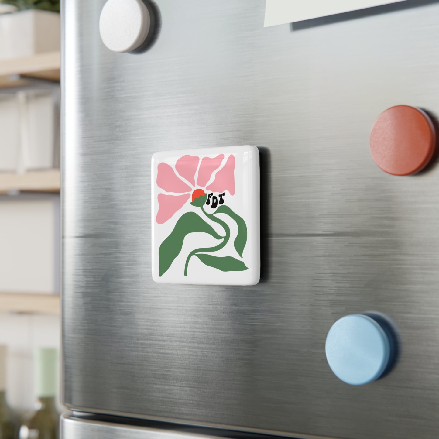 Porcelain Magnet - “FDT” Anti-Trump