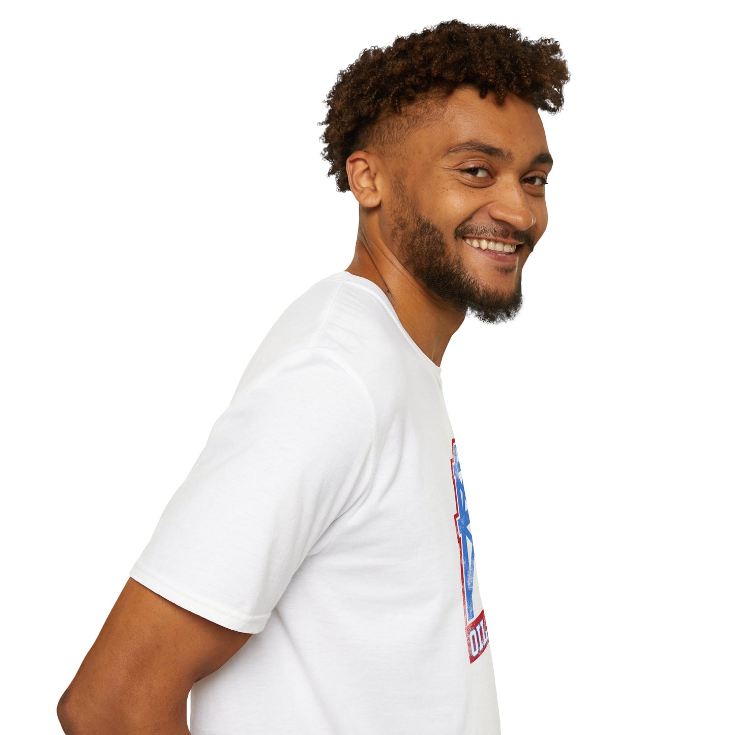 Houston Oilers Distressed Oil Derrick Unisex T-Shirt | Up to 5X
