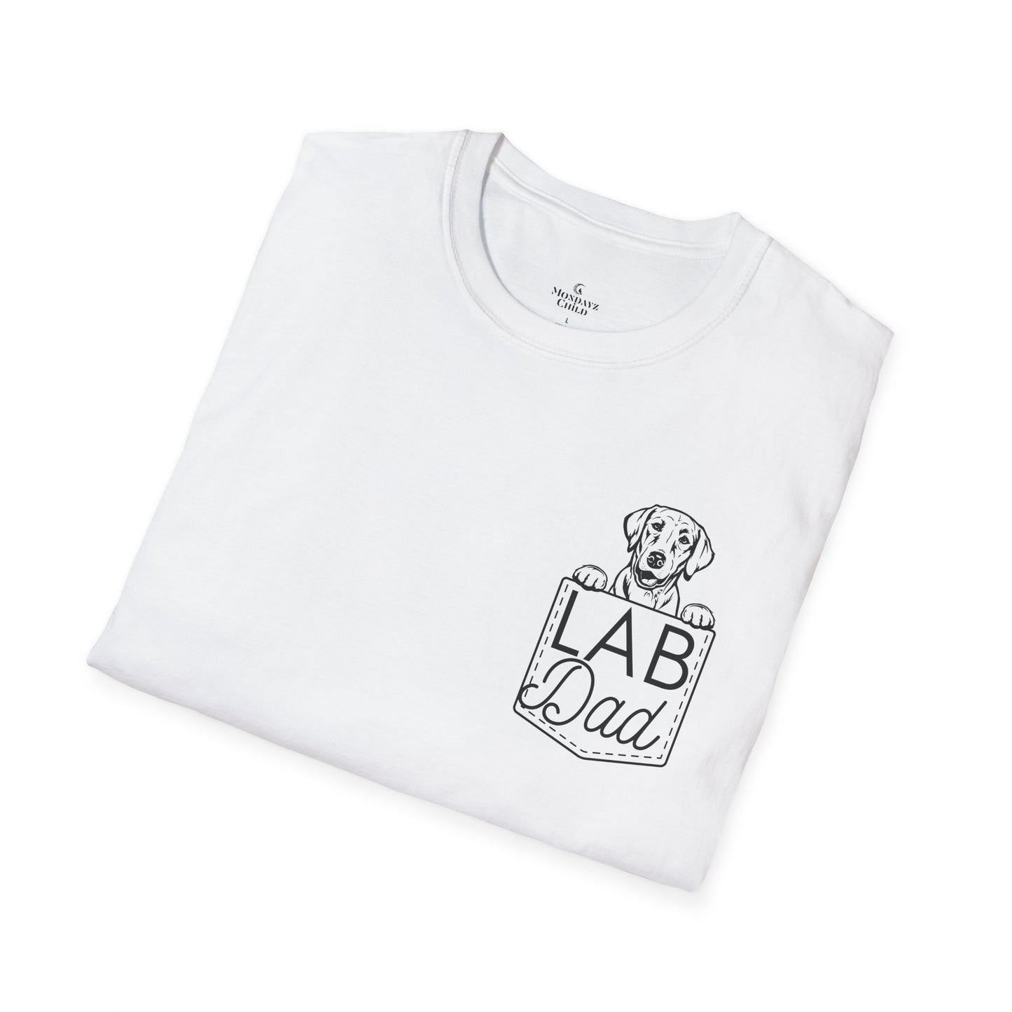 Lab Dad Faux Pocket T-Shirt
