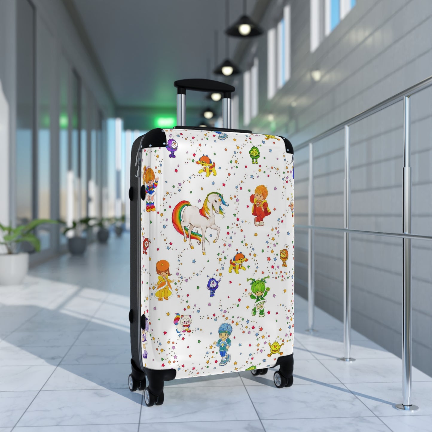 Rainbow Brite and Starlite Rolling Luggage