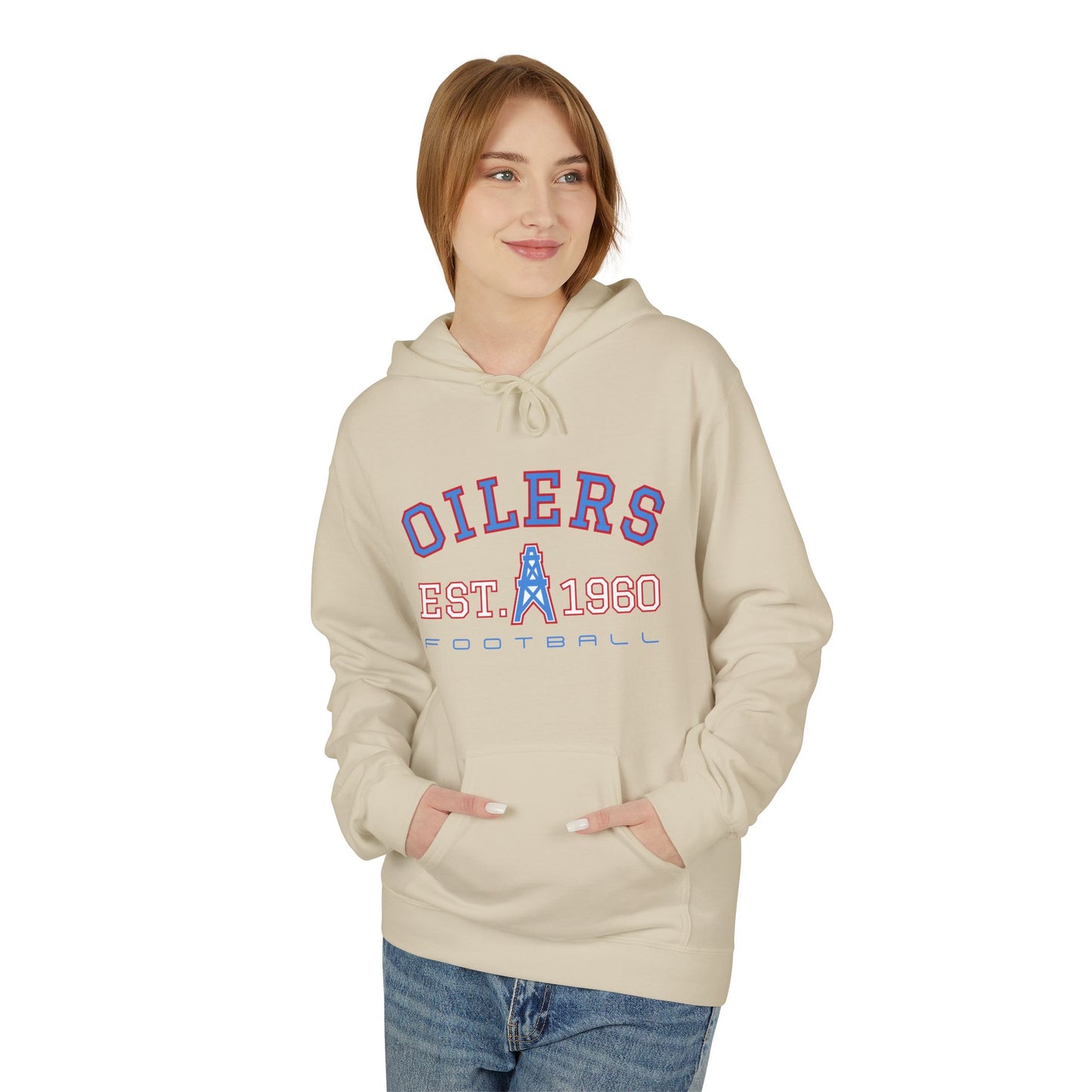 IMPROVED! Houston Oilers 'Est 1960' Unisex Hoodie