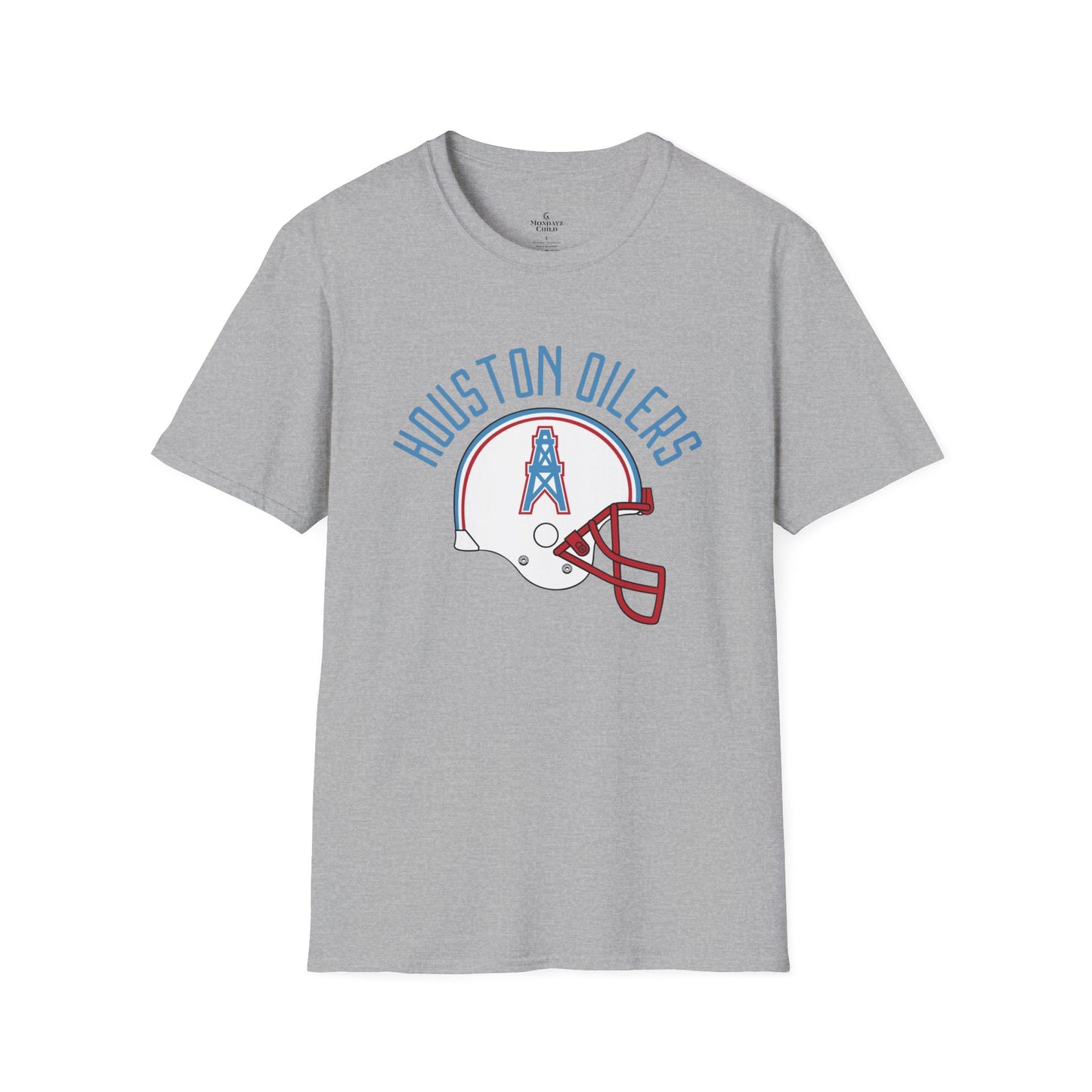 Houston Oilers Vintage Helmet Unisex Softstyle T-Shirt