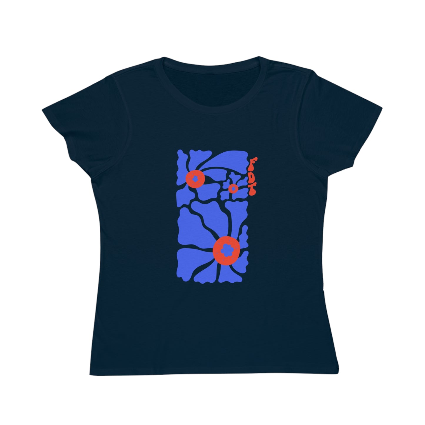 FDT Anti-Trump Red & Blue Floral Women’s Tee