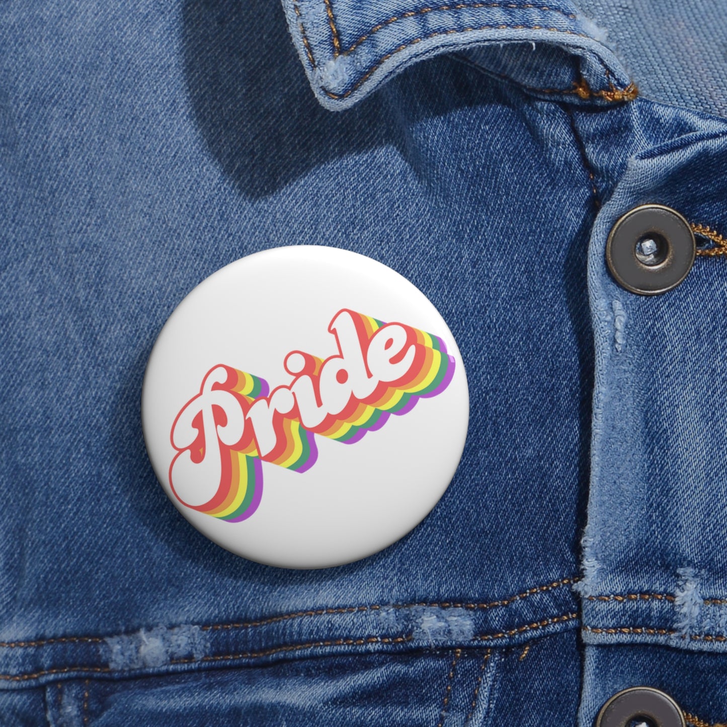 Rainbow PRIDE Statement Pin