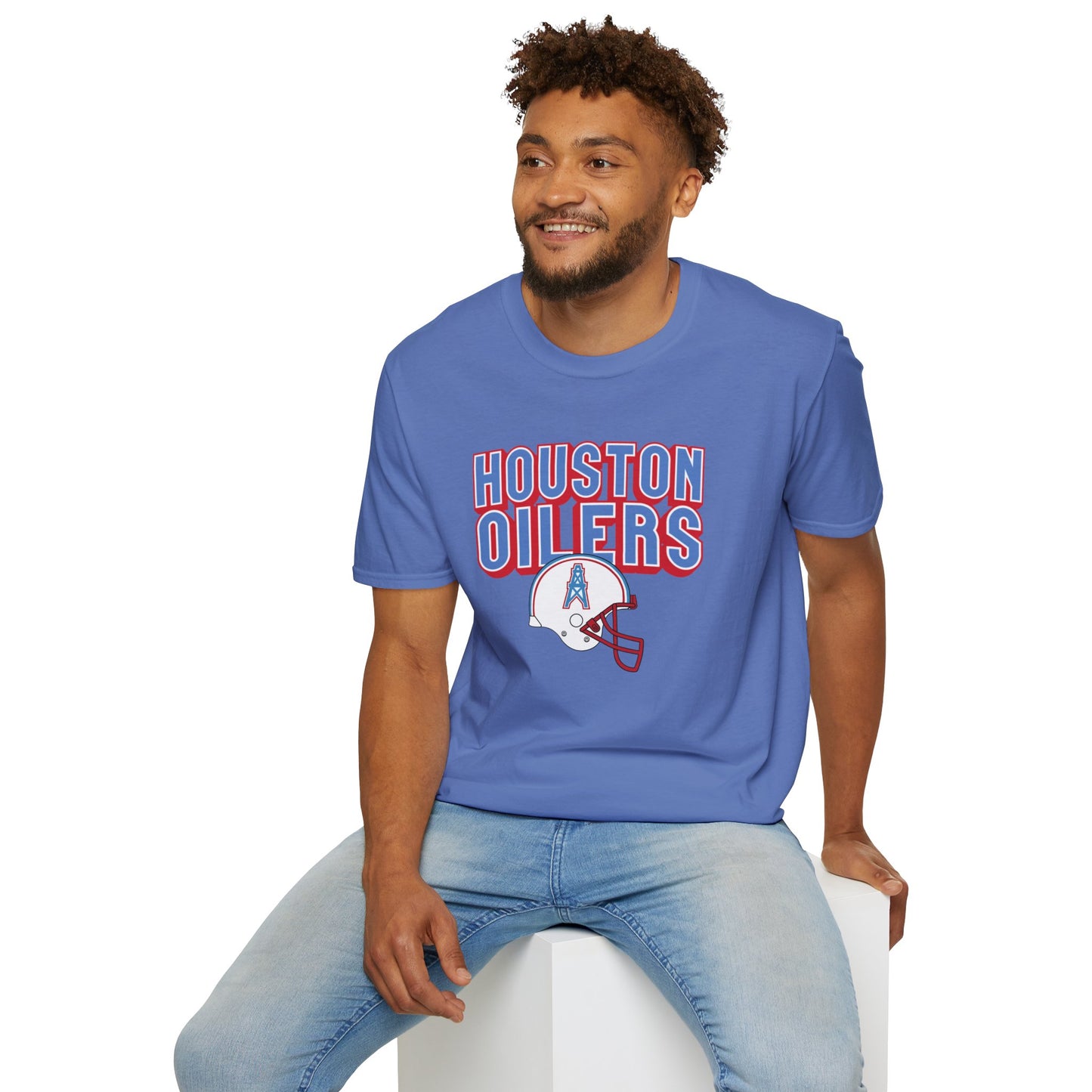 Houston Oilers Retro Helmet Unisex T-Shirt | up to 5X