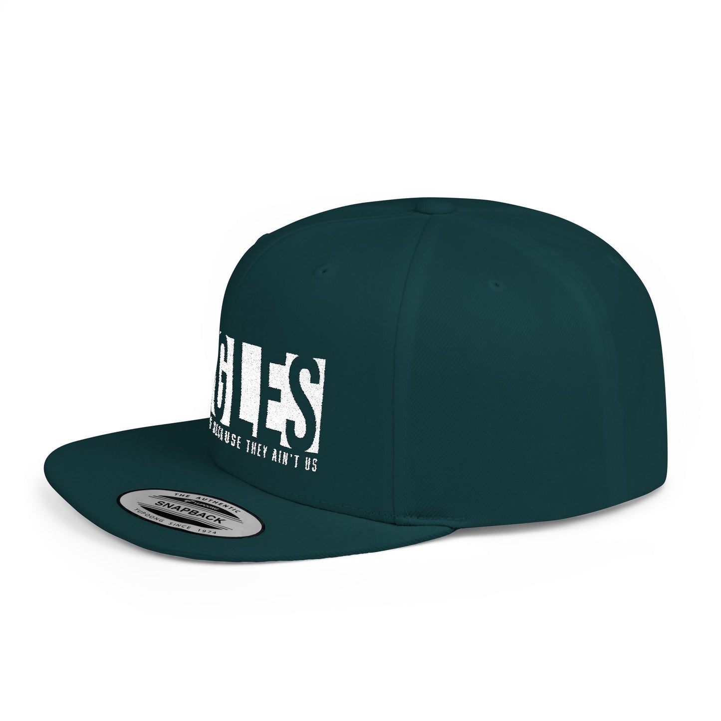 SnapBack Embroidered Hat - ‘They Hate Us Because They Ain’t Us’
