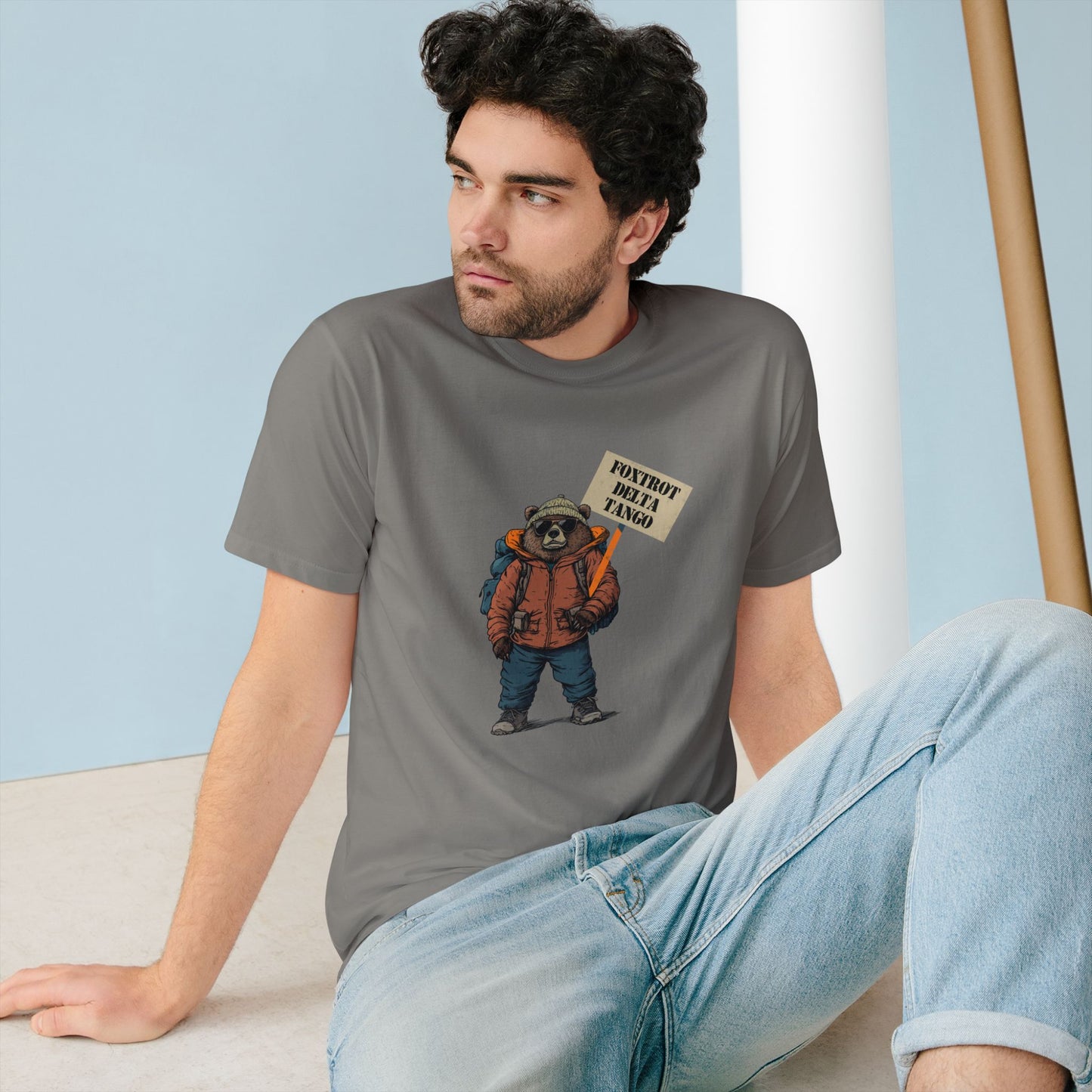 Protest Parks Bear Organic Unisex Tee
