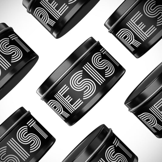Scented Tin Candles - 'RESIST'