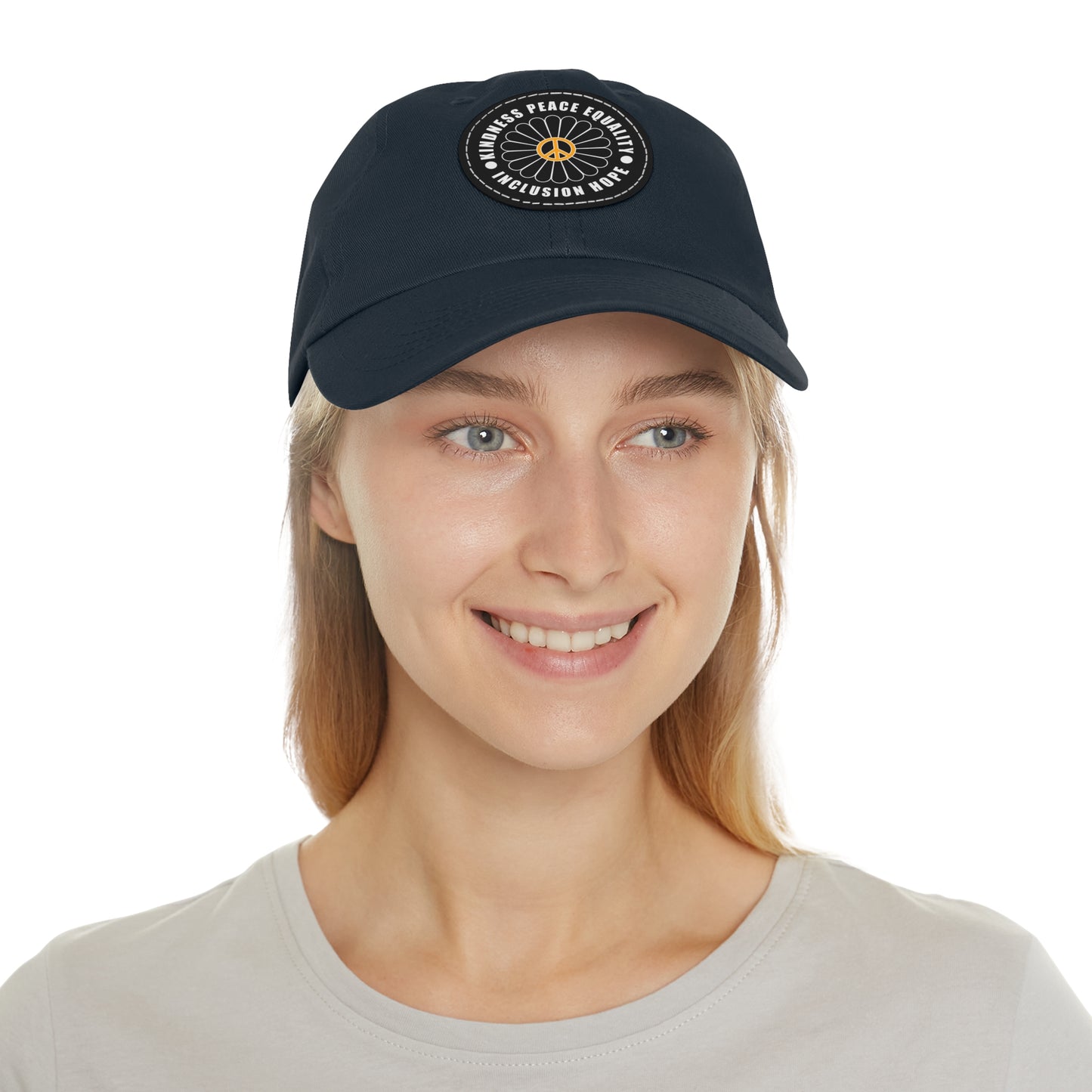 Black Patch Hat - Kindness & Peace