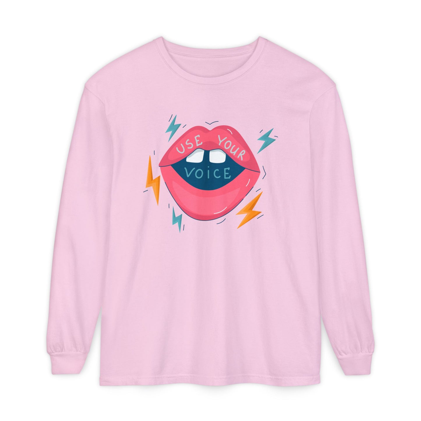 ‘Use Your Voice…’ Unisex Long Sleeve Tee