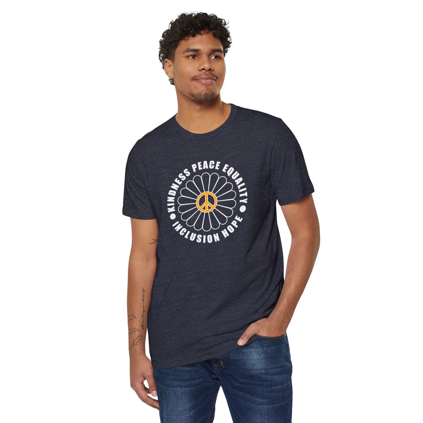Eco-Friendly Unisex Tee - Kindness & Peace