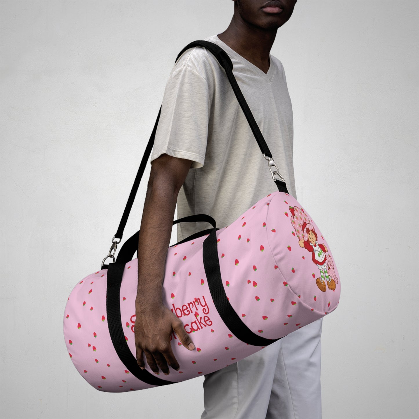 Strawberry Shortcake Pink Duffel Bag