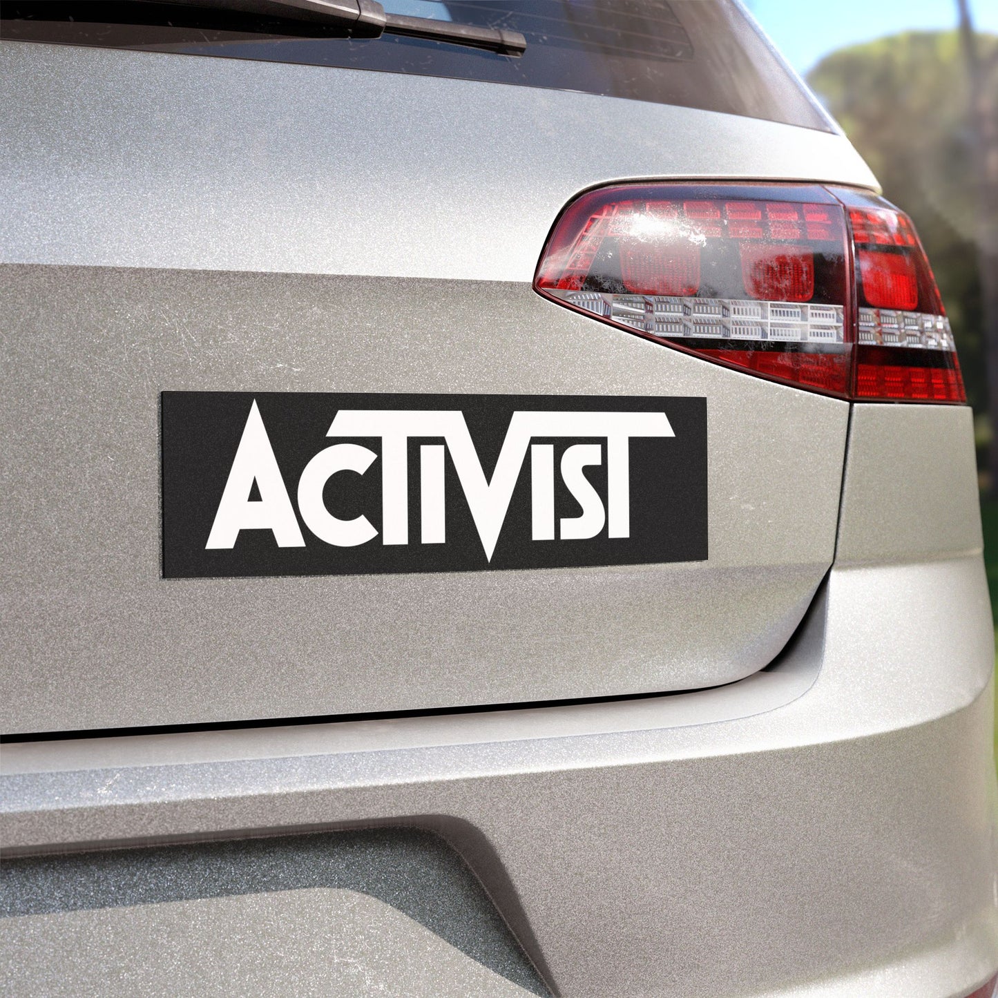 ‘Activist’ Car Magnet on Black