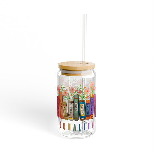Sipper Glass - Equality & Love, 16oz