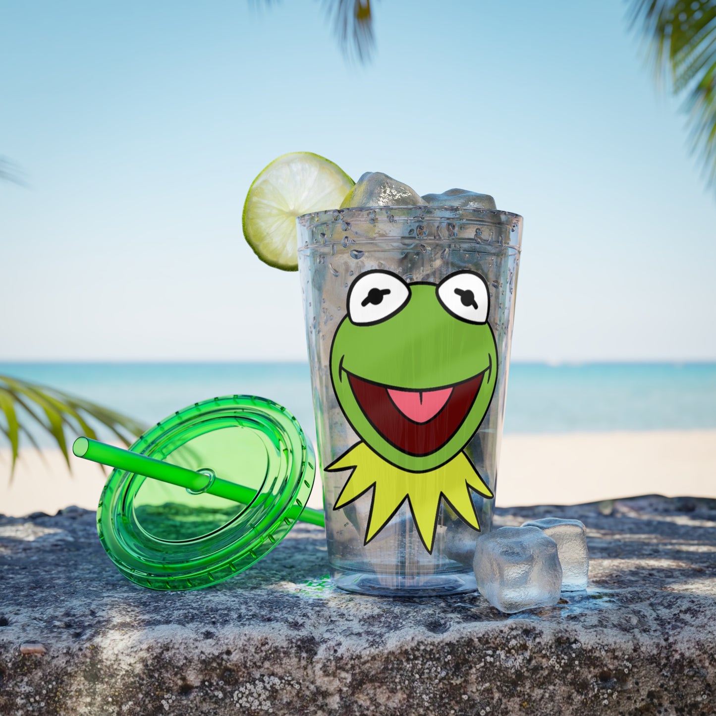 The Muppets 16oz Straw Tumbler — Kermit the Frog