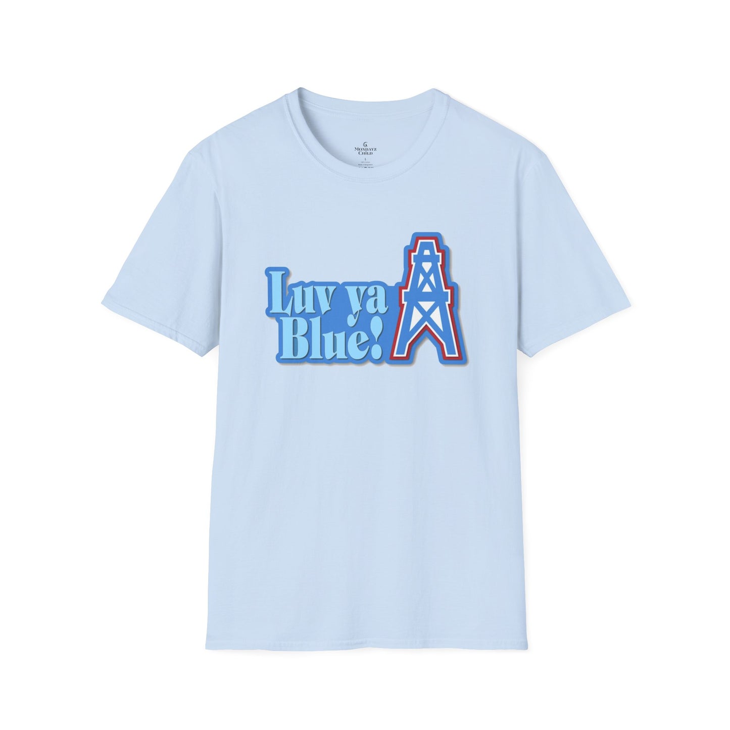 Houston Oilers ‘Luv Ya Blue’ Unisex Tee