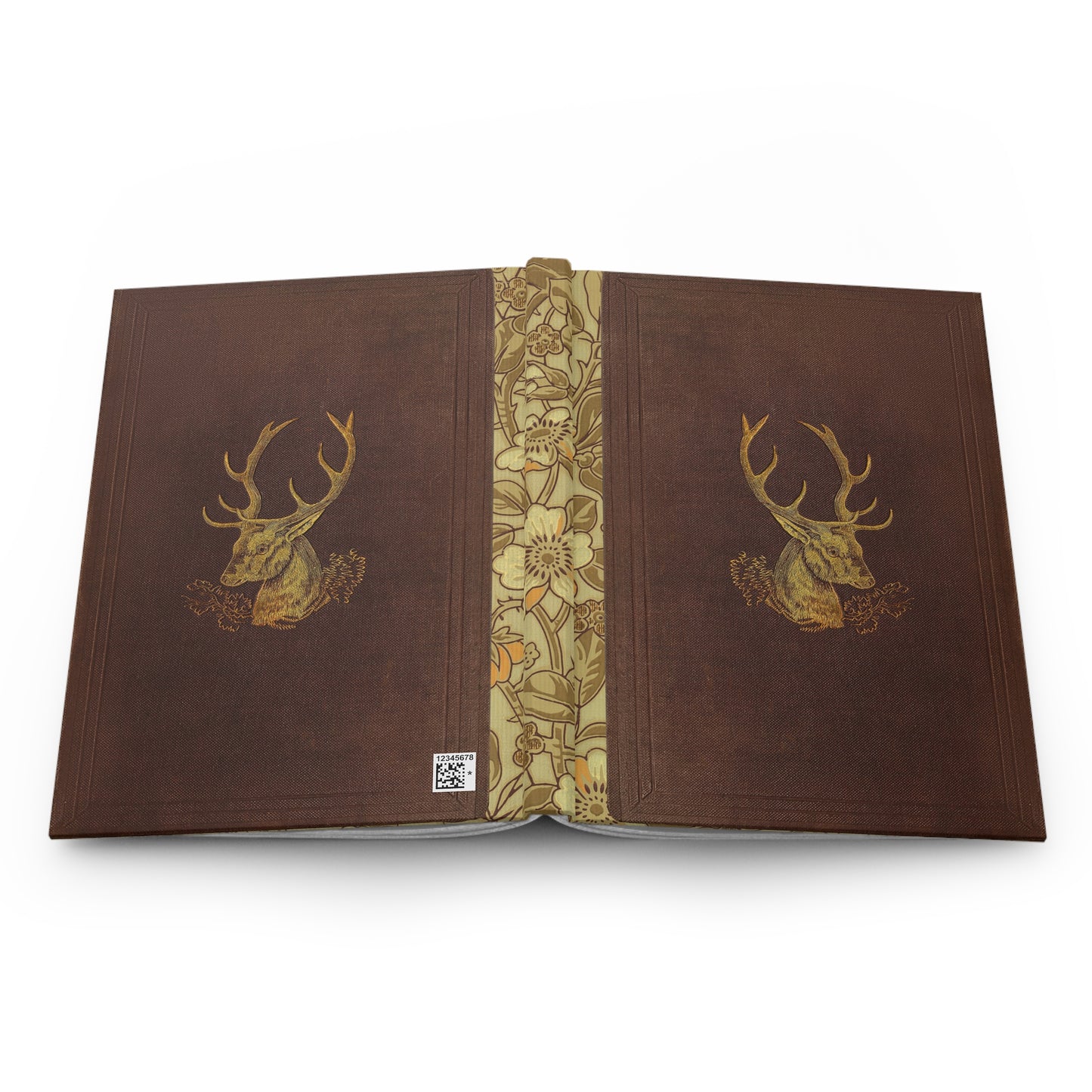 Gold Stag Hardcover Lined Journal