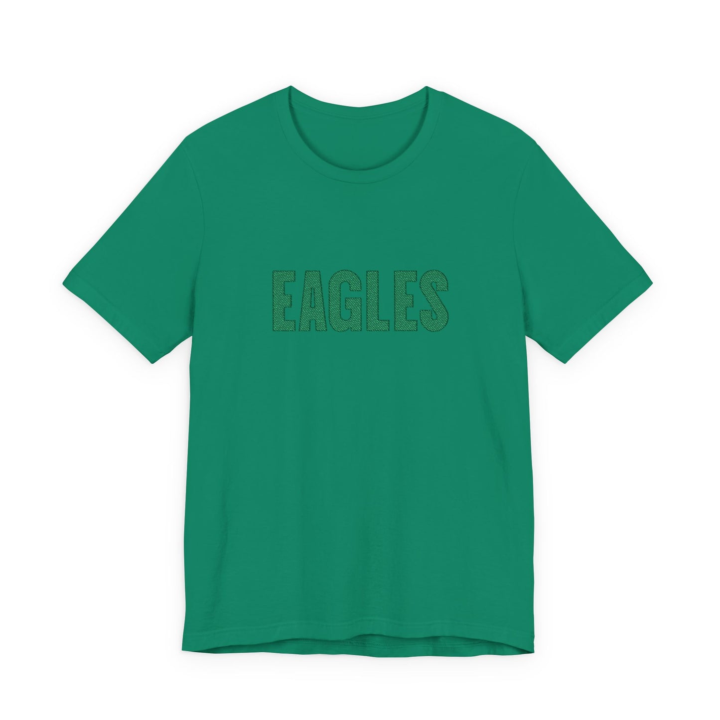 Eagles Green Tone-on-Tone Embroidered Tee