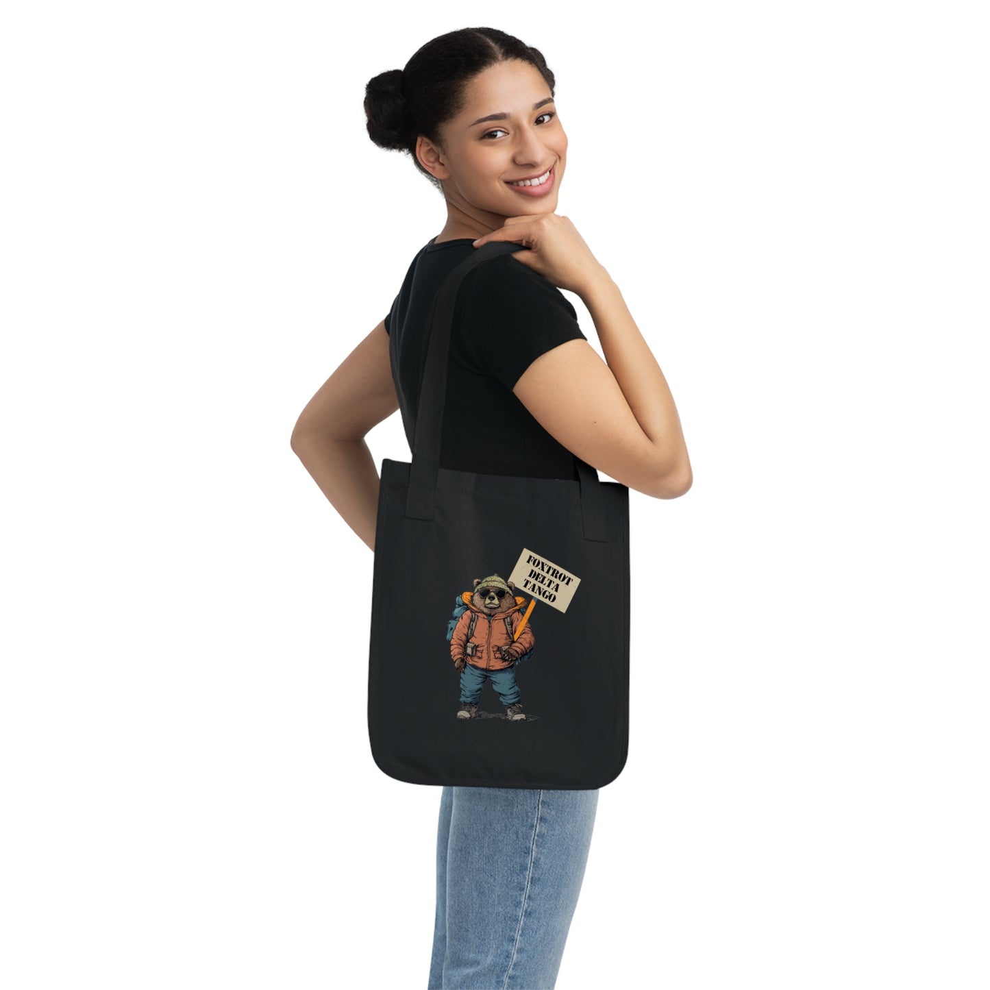 Organic Tote - Park Bear Protest