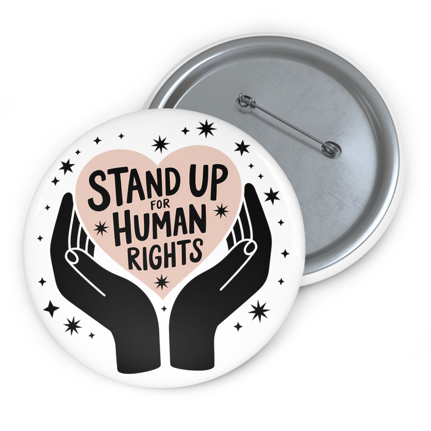 HUMAN RIGHTS Statement Pin