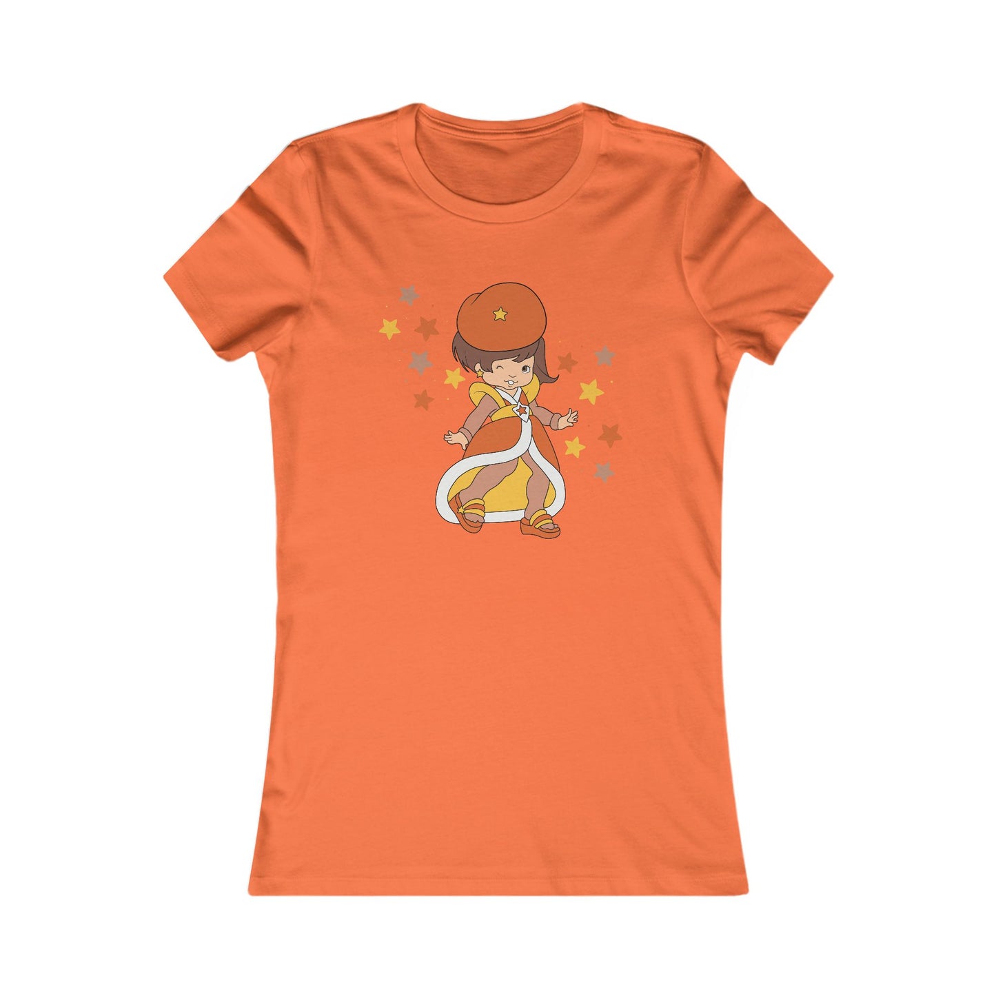 Rainbow Brite Women’s Slim Fit Tee - Lala Orange