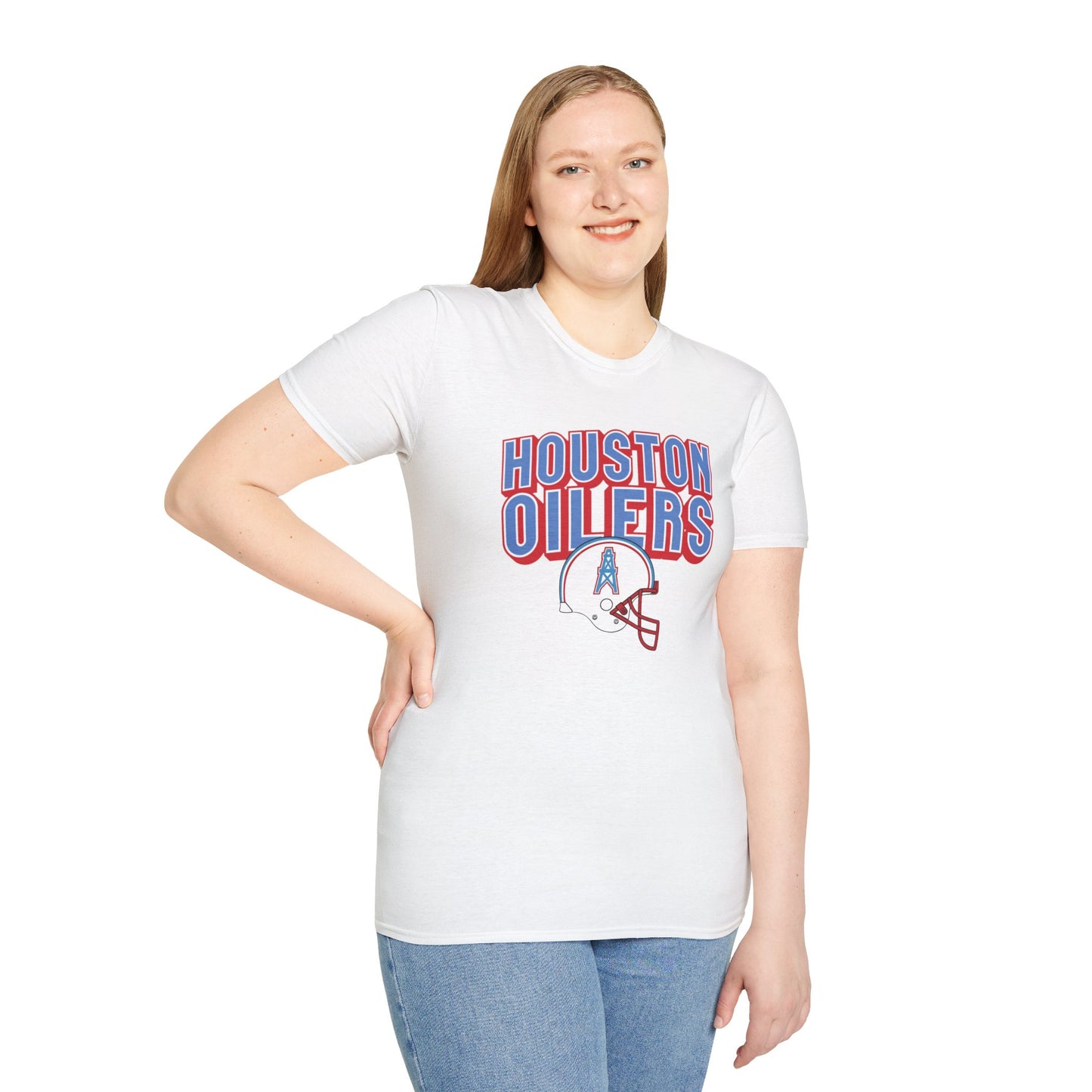 Houston Oilers Retro Helmet Unisex T-Shirt | up to 5X