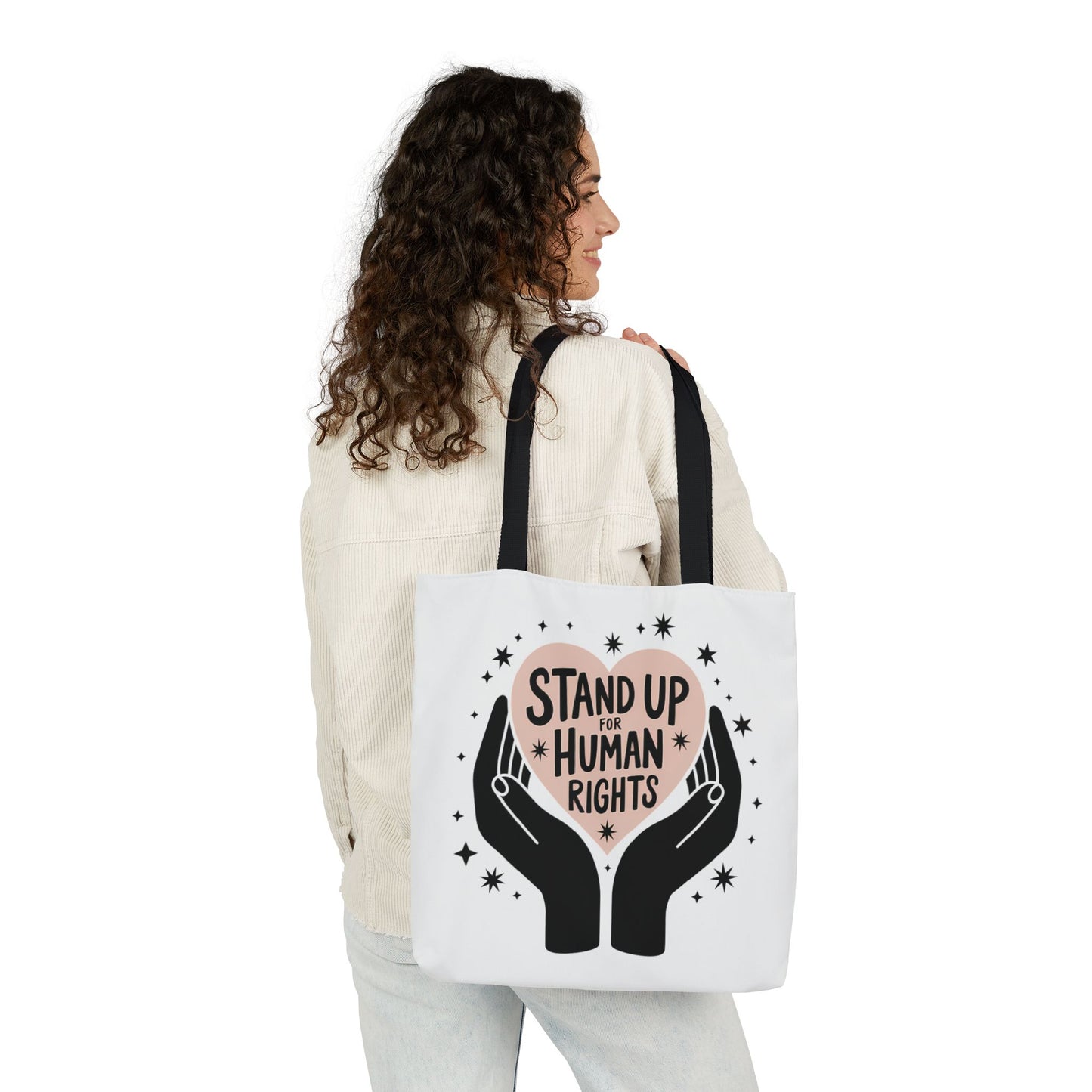 Human Rights Eco-Friendly Canvas Tote, 3 sizes