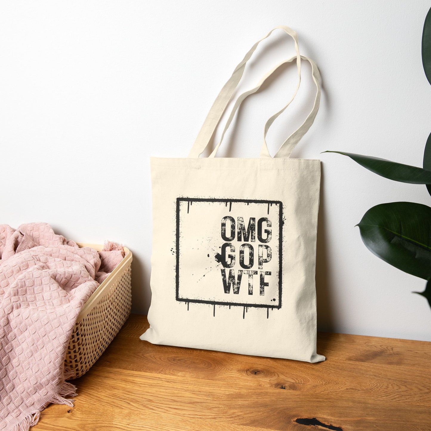 Canvas Tote - OMG WTF GOP