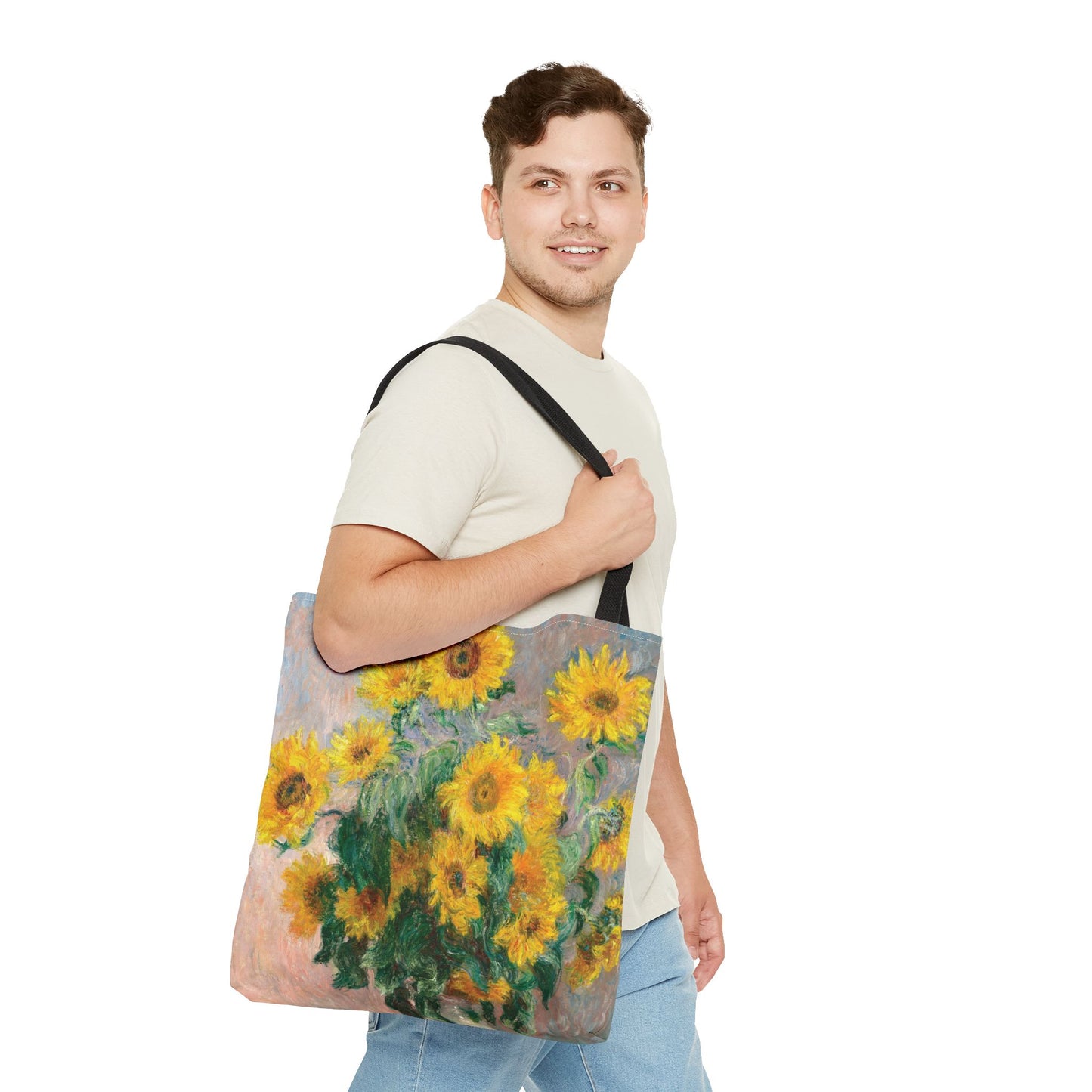 Monet’s Sunflowers Tote Bag