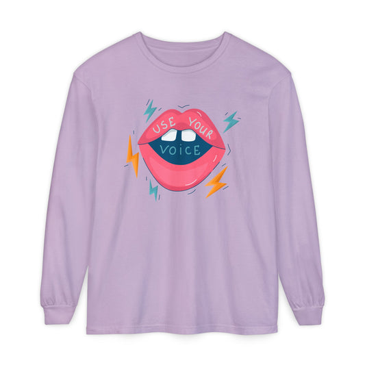 Unisex Long Sleeve Tee - “Use Your Voice…”