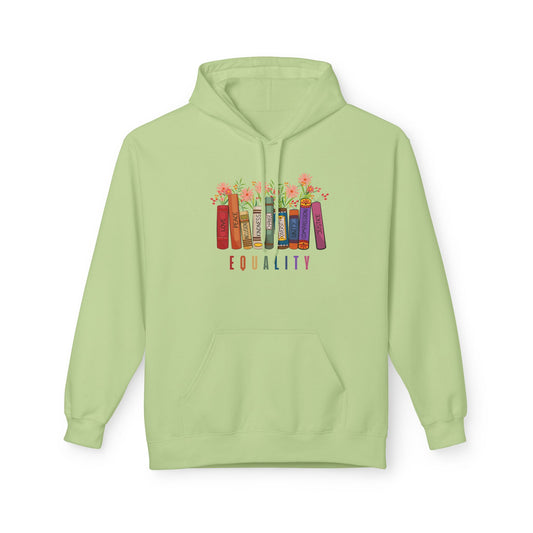 Colorful Equality Fleece Hoodie - Unisex Midweight Design